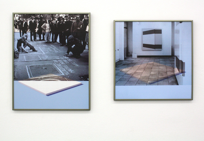 Daan van Golden White Painting Daan in Paris / White Painting Two Paintings / 2012